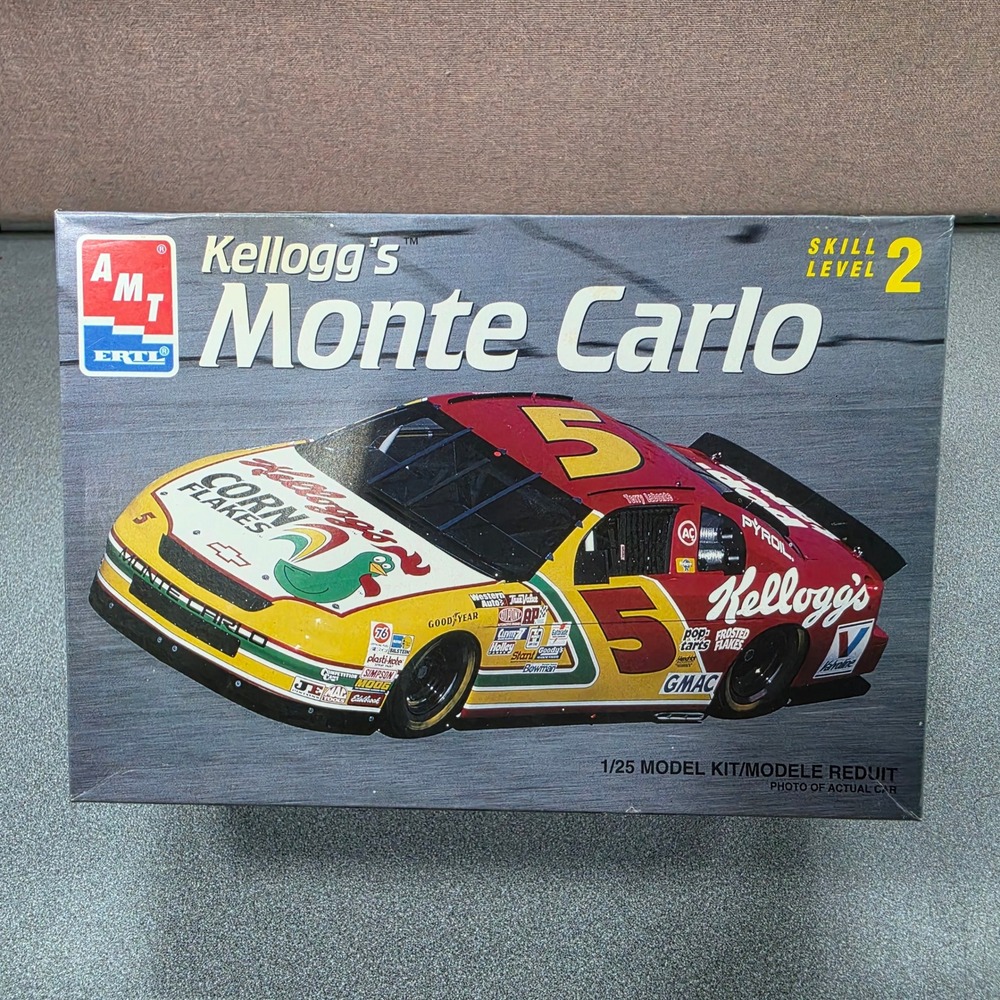 AMT Ertl Kellogg's Monte Carlo NASCAR Model Kit 1/25 Terry Labonte #5 NEW Open B
